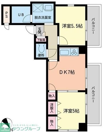 フォレストコートの物件間取画像